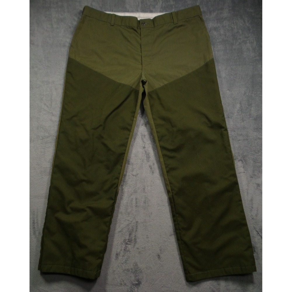Vintage‎ Rattlers Brand Pants Mens Size 46 x 33 Green Brushguard Hunting Outdoor